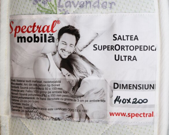 Saltea 1400 x 2000 Spectral SuperOrtopedica Ultra